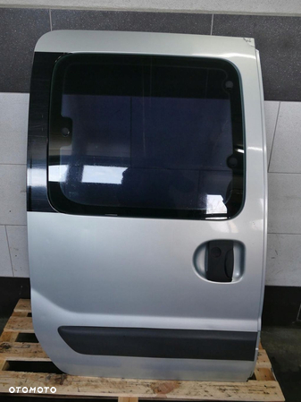 RENAULT KANGOO I LIFT DRZWI PRAWE PRAWY BOK TEB64 SREBRNY - 1