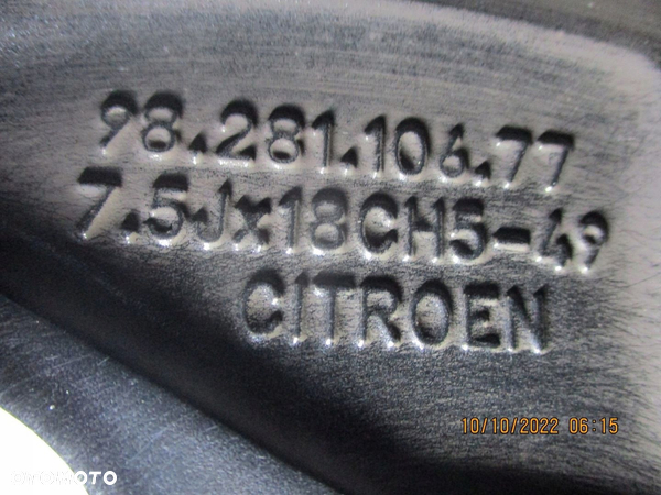 Koła felgi opony CITROEN C5 AIRCROSS R18 3MM - 13