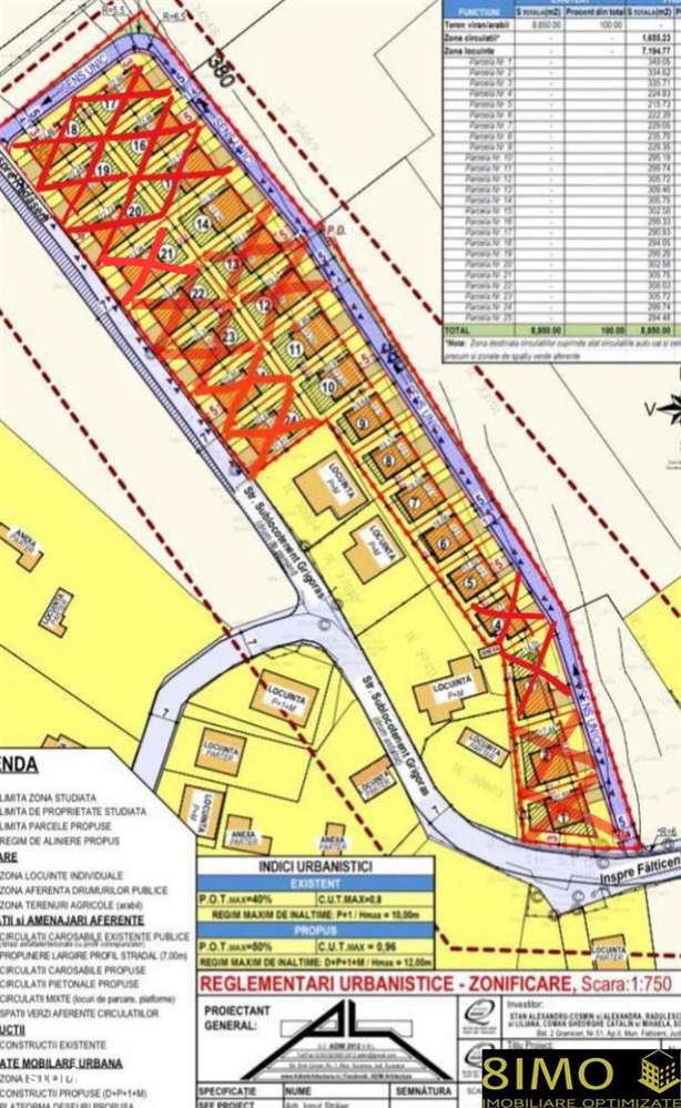 Teren 216mp de vanzare - 825 parcele - Imagine principală: 1/4