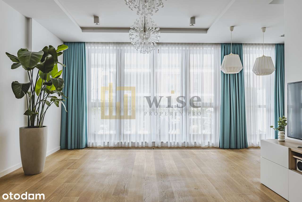 Apartament 114m2, 4 pokoje, 2 ogródki, Miasteczko Wilanów-1