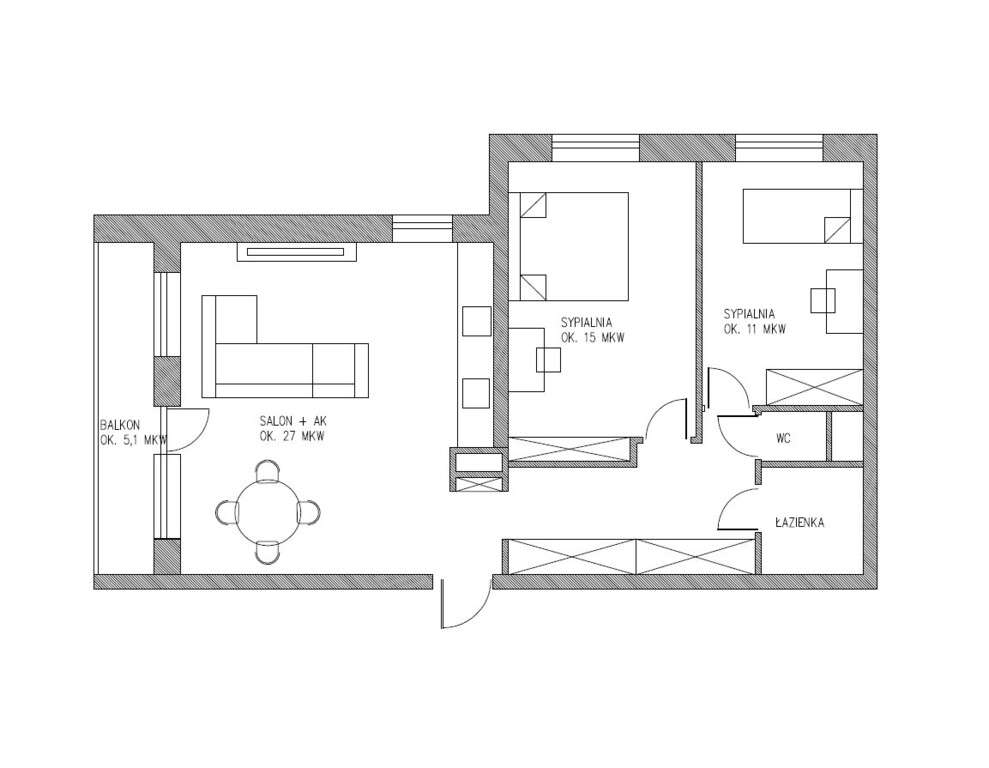 3 lub 4 przestronne pokoje w centrum, 2 windy!-3