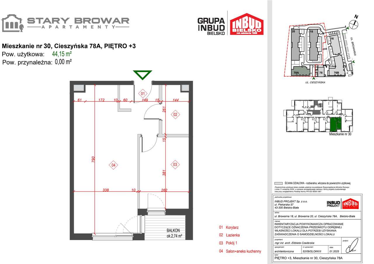 Stary Browar | mieszkanie 2-pok. | E_30 - Pełny obrazek: 2/7
