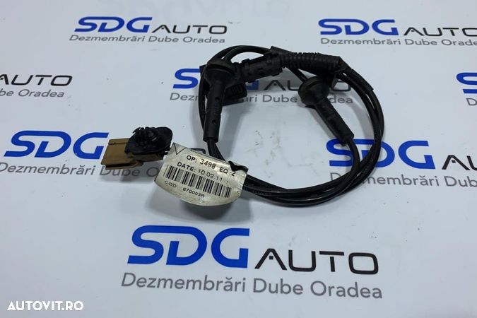 Cablu Senzor Placute Punte Spate Opel Movano 2.3CDTI 2010 - 2015 Euro 5 Cod: 440670003R - 1