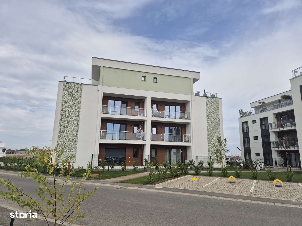 Penthouse NOU 3 camere, 139 mp, Etaj 3 cu lift, Prima închiriere - Imagine principală: 3/14