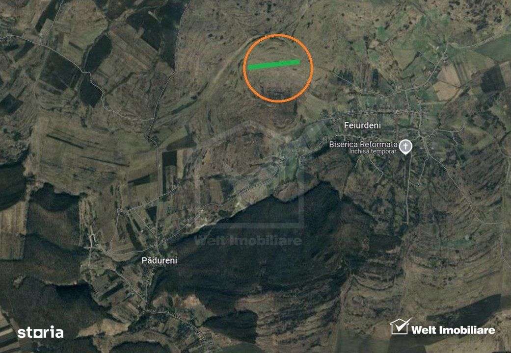 Teren extravilan in Feiurdeni, 17400 mp, expunere sudica - Imagine principală: 1/3