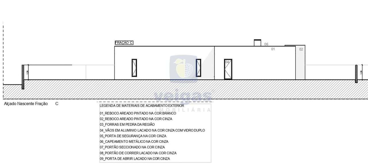 Moradia T3 térrea isolada nova com piscina em Pataias, a 10 km da Naza-13