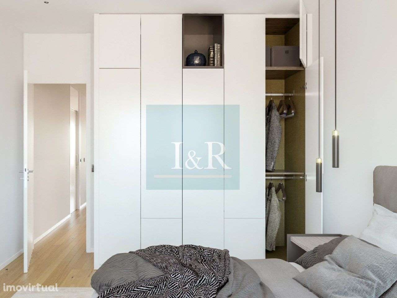 Apartamento T1 com Garagem e varanda nas Avenidas Novas