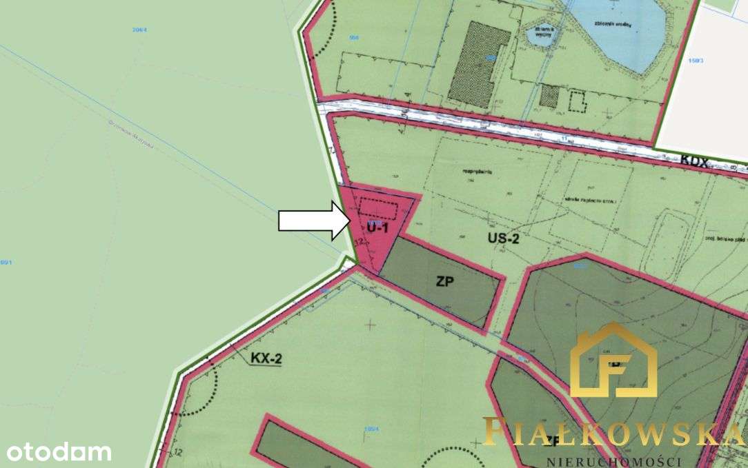 Działka usługowo - mieszkaniowa Mpzp Drzonków-8