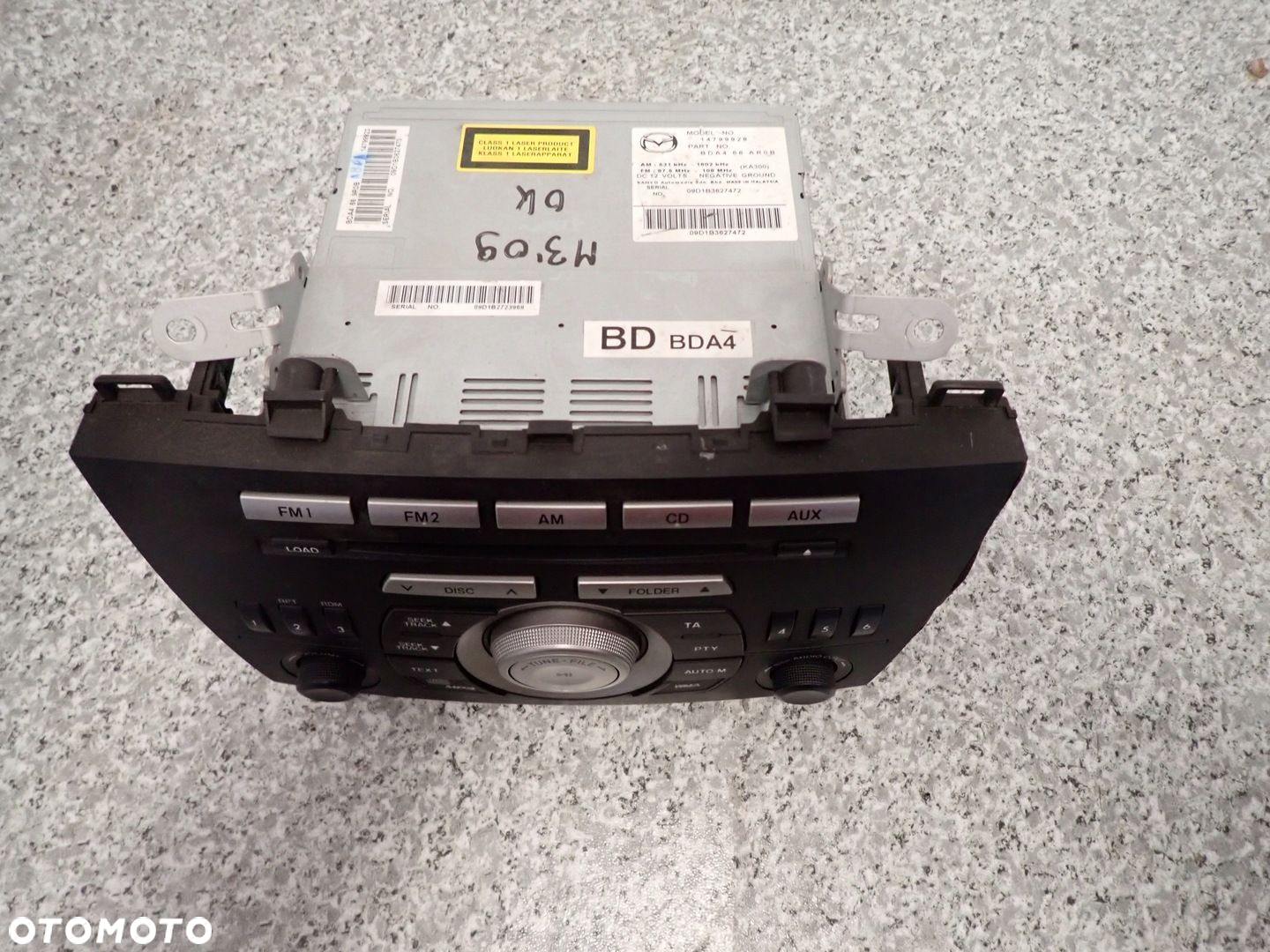 MAZDA 3 MAZDA3 BL 09-13 RADIO CD ODTWARZACZ - 3