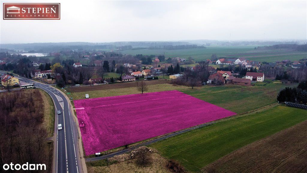 Działka usługowa przy drodze krajowej nr 30 !