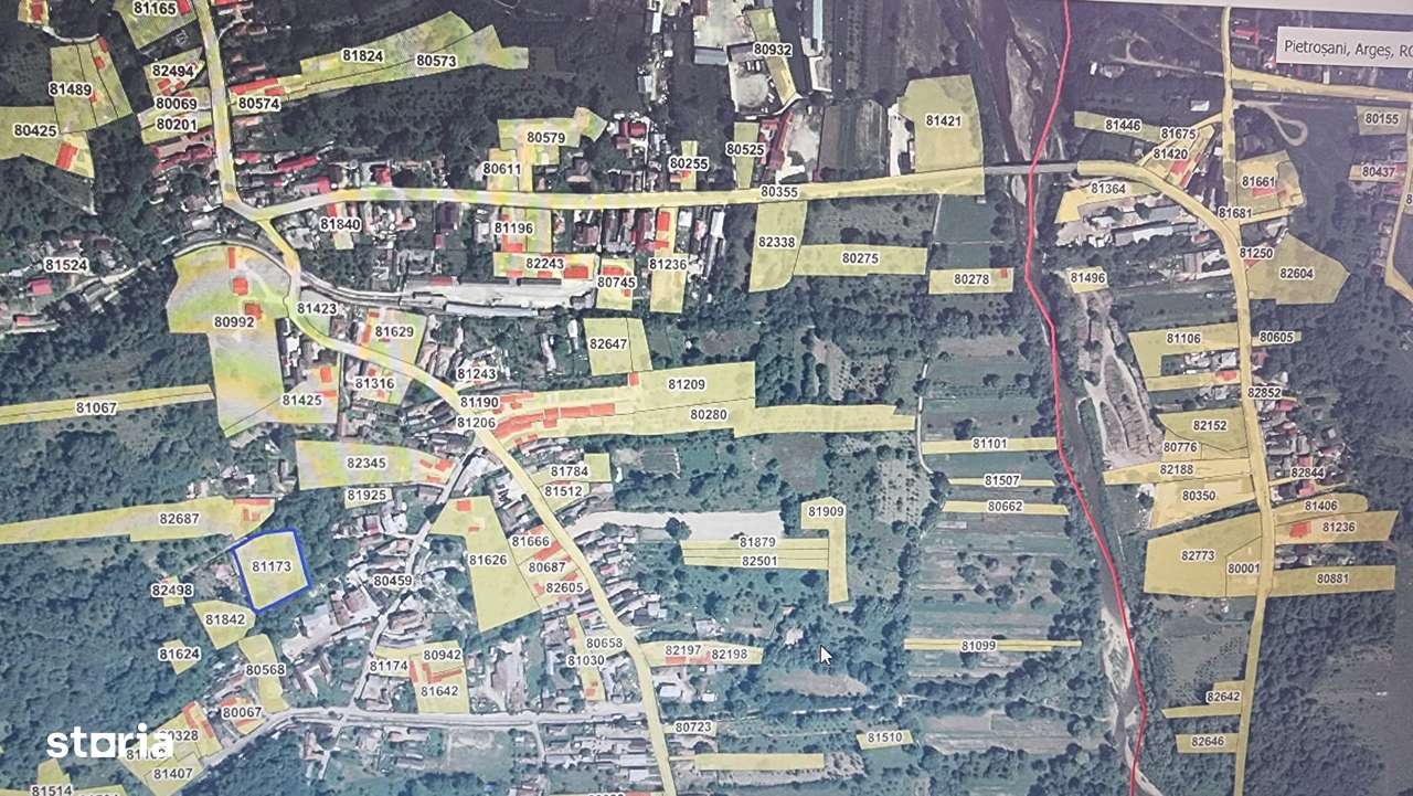 Vand 3350 mp teren intravilan Pietrosani arges - Imagine principală: 4/5