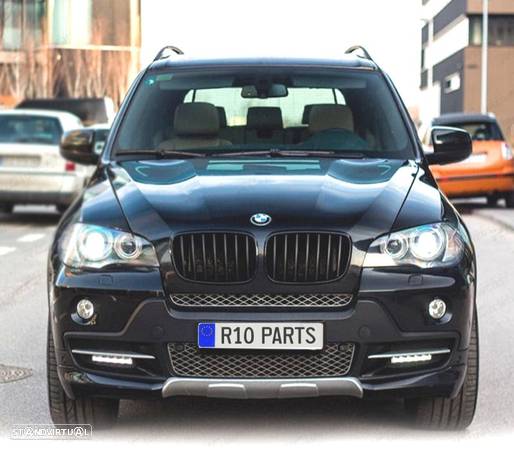 LIP SPOILER FRONTAL + AILERON SPOILER TRASEIRO PARA BMW X5 E70 10-13 - 1