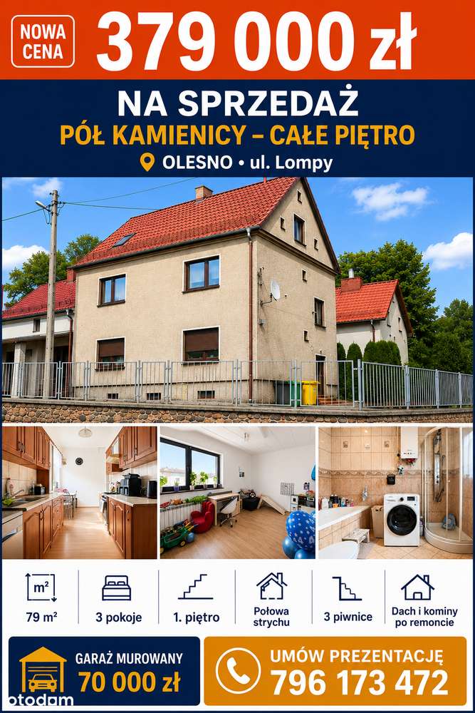 2-bed apartment, 79 m²