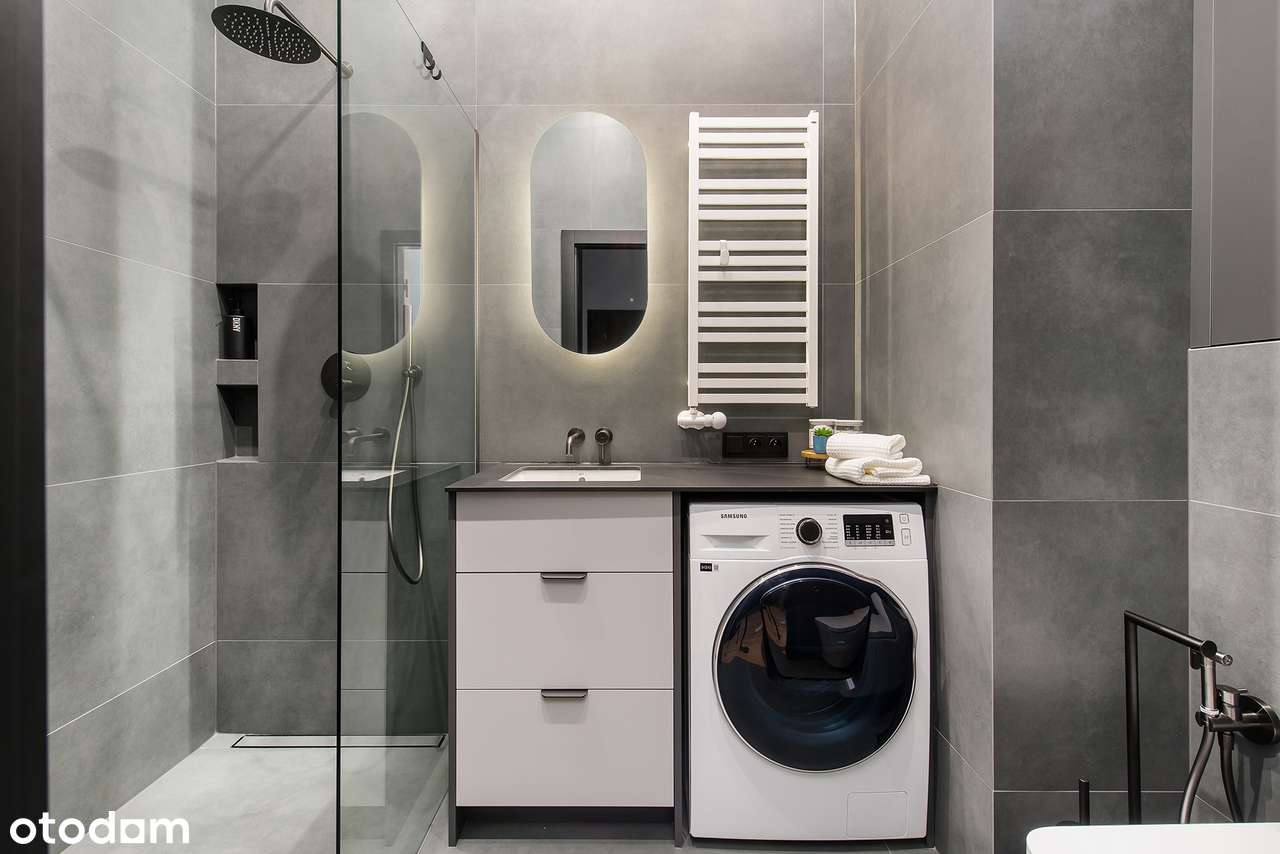 Loftowe 3 pokoje z 2 ogródkami | 51 m² | Młyny Mogilska-11