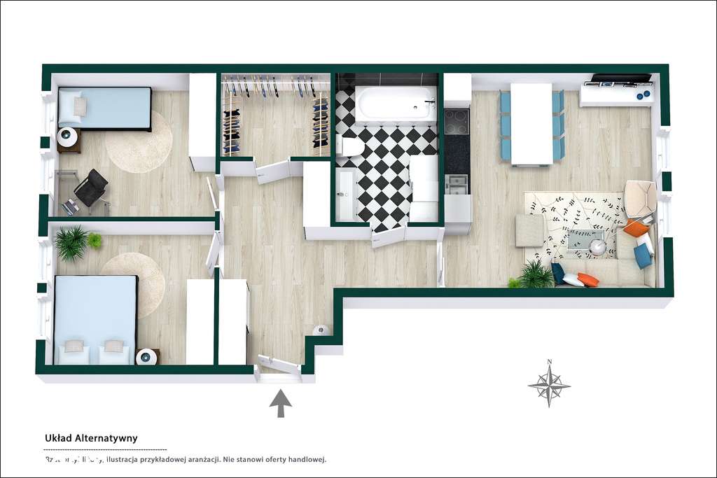 2 Pokoje z potencjałem na 3 - Piaseczno-9