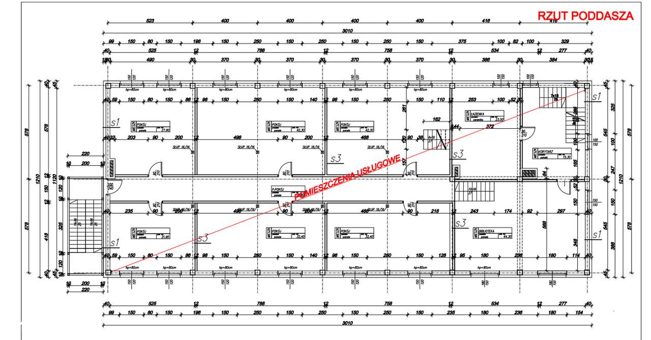 4 DZIAŁKI BUDOWLANE + BUDYNEK USŁUGOWY - HALA-15
