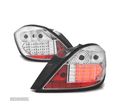 FAROLINS TRASEIROS PARA OPEL ASTRA H 04-09 LED FUNDO CROMADO - 1