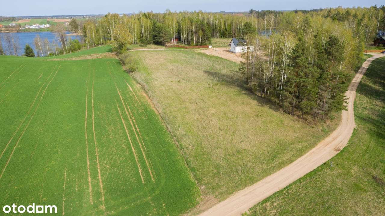 Działka budowlana 1116m2 blisko czystego jeziora /służebność/.-4