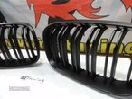 Grelha frontal BMW F20 / F21 LCI +15 M2 look / dupla lamina preto mate - 7