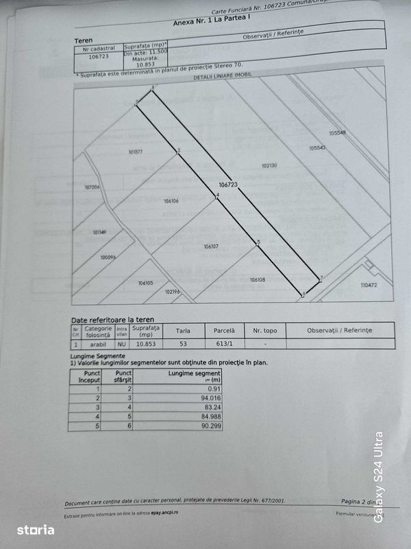 OFERTA Teren   11000m2/ 25000 euro Codlea proiect de plantatie aprobat