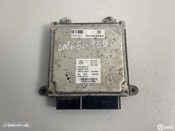 Centralina do motor Usado MERCEDES-BENZ SPRINTER 3,5-t (906) 313 CDI REF. A65190... - 1