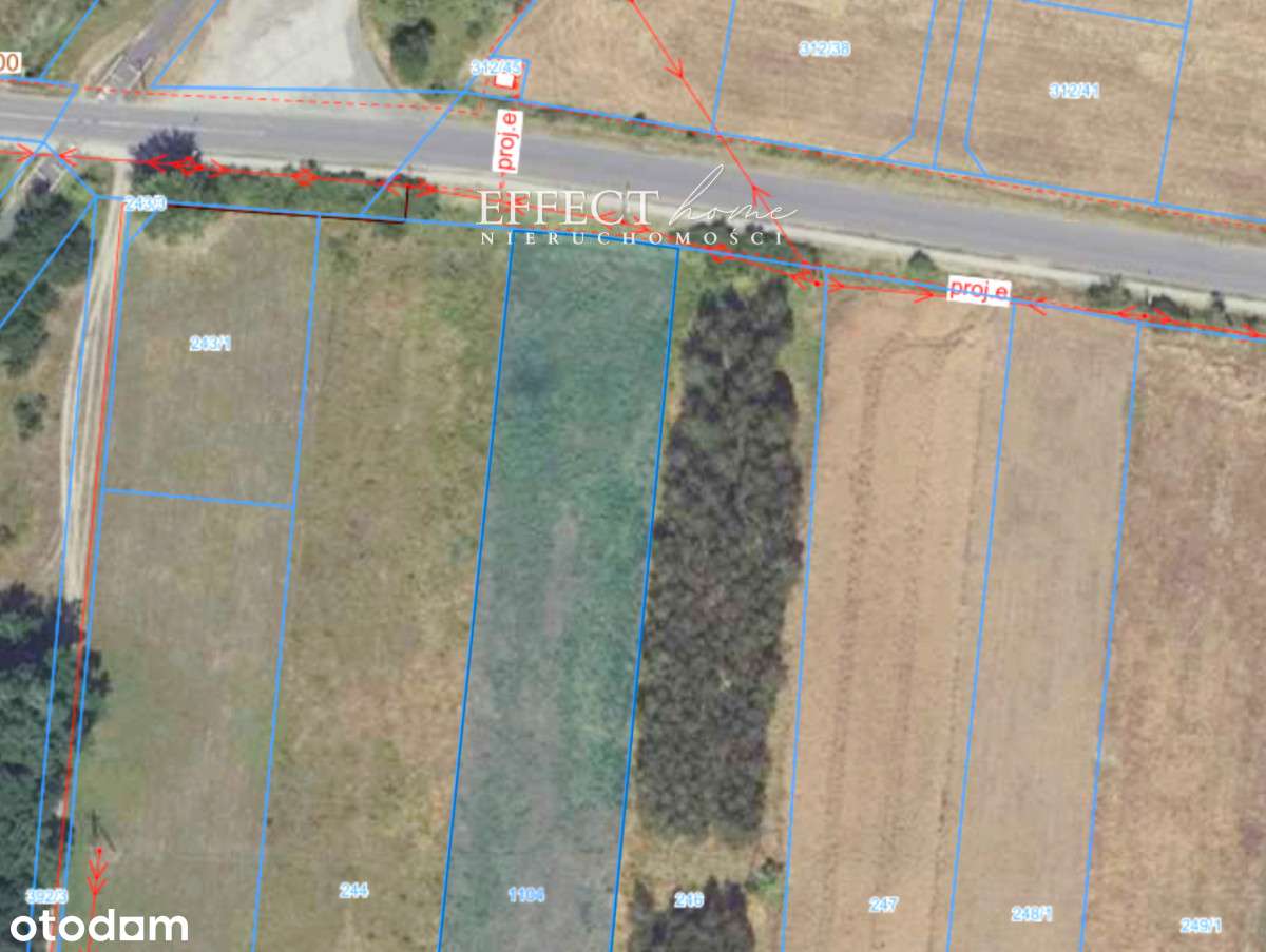Działka inwestycyjna pod budowę 5 domów Lubięcin-4