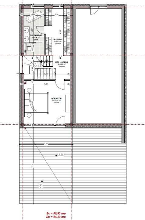 Duplex modern, tehnologie smart, zona Voronet, terasa panoramica cu vi-14