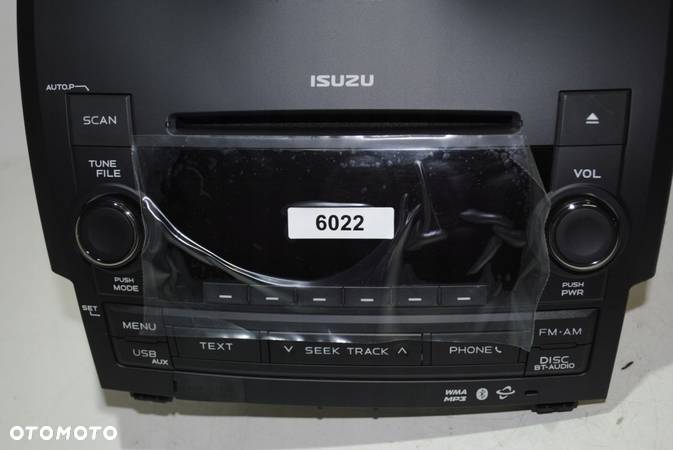 RADIO ISUZU D-MAX CD MP3 WMA 8982436022 - 2