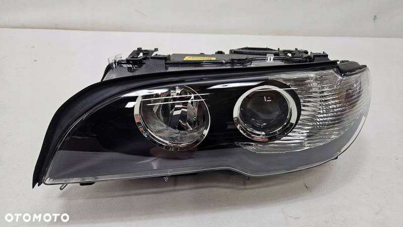 LAMPA PRZÓD LEWA PRAWA BMW E46 COUPE LIFT CZARNE BI-XENON 7165939 7165940 - 4