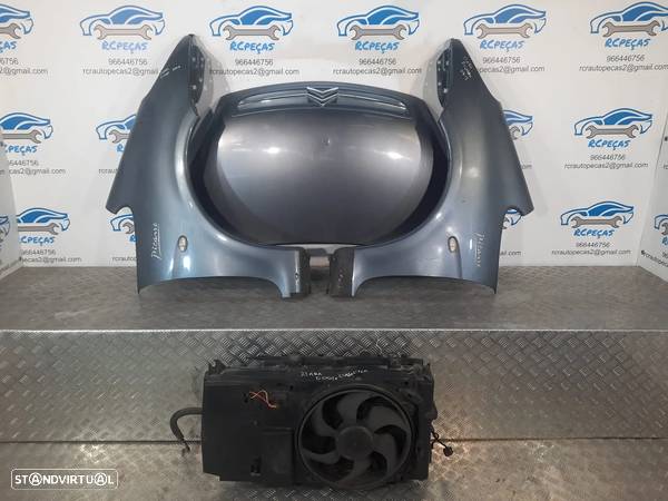 FRENTE COMPLETA CITROEN XSARA PICASSO N68 CAPOT PARACHOQUES GUARDA-LAMAS OTICAS RADIADOR VENTILADOR FRENTE FIBRA REFORÇO - 7