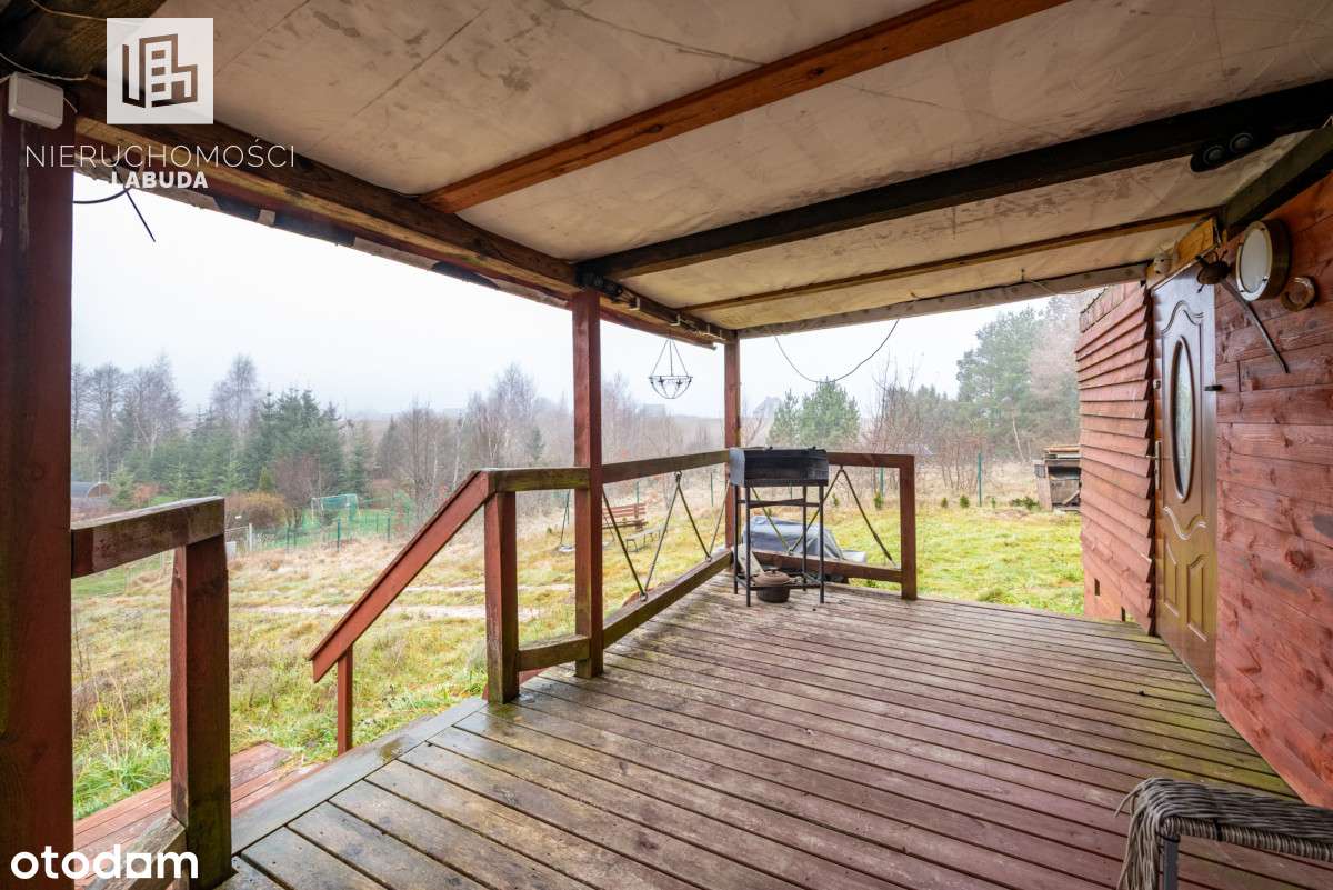 Działka rekreacyjna z domkiem – 5 minut od jeziora-16