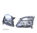 FARÓIS FRONTAIS ANGEL EYES PARA OPEL VECTRA C 02-05 E OPEL SIGNUM 03-05 PRETO - 5