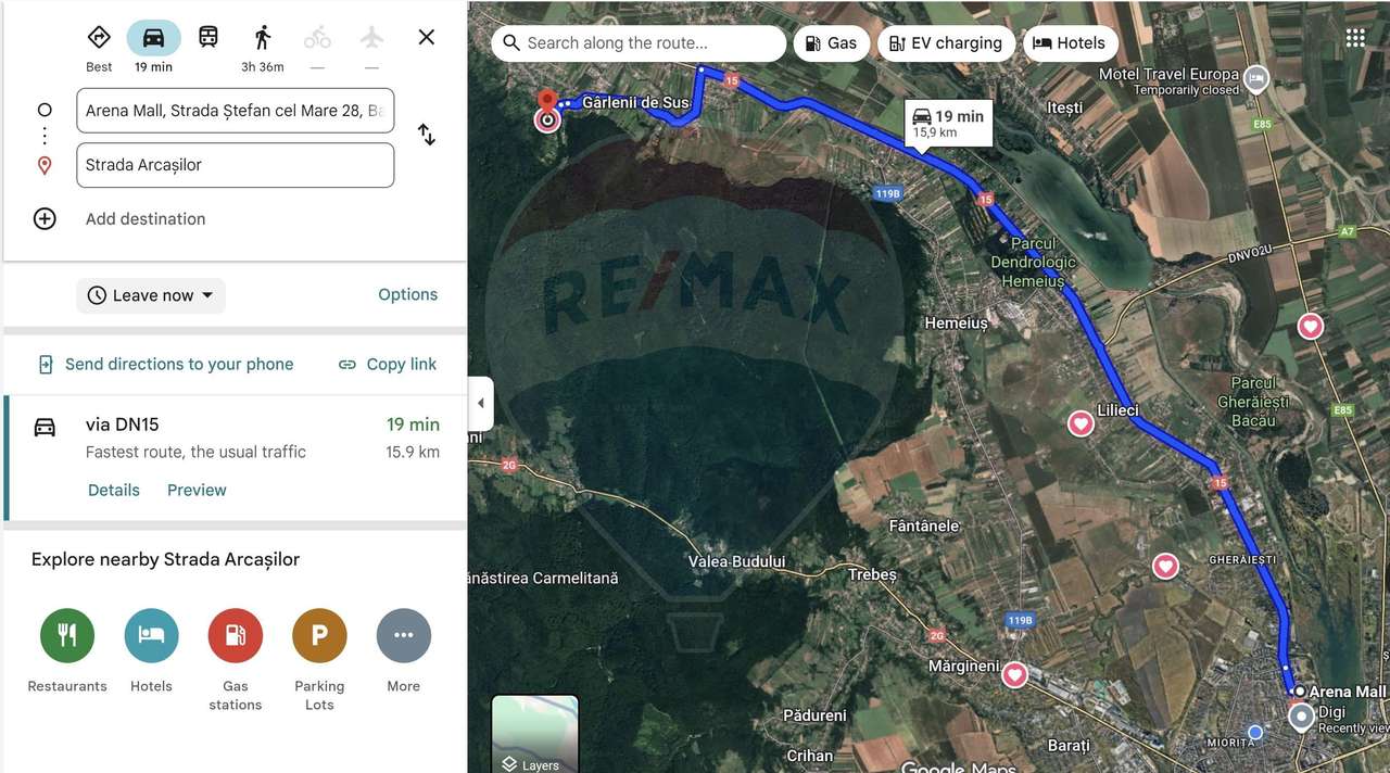 De vanzare teren intravilan 8,000 mp Garlenii de Sus / Bacau - Imagine principală: 3/6