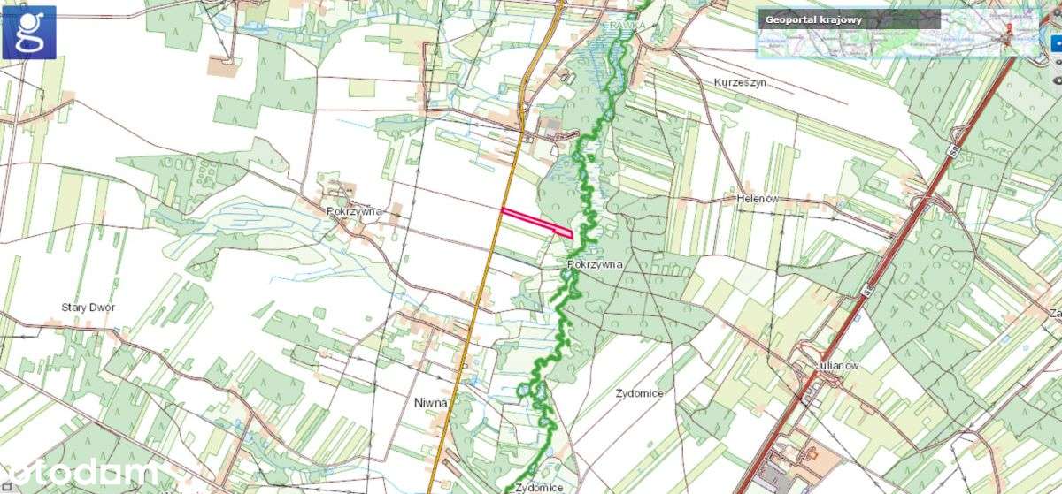 Działka przemysłowa Pokrzywna k/Rawy Mazowieckiej-2