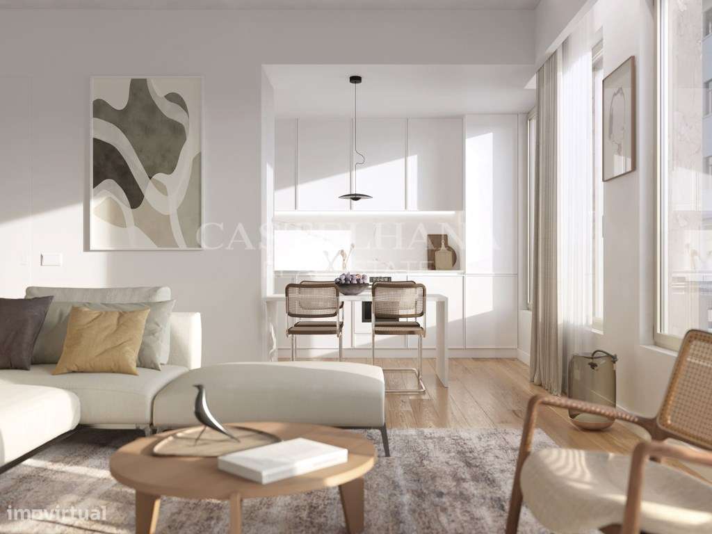 Apartamento T3 duplex com varanda em novo empreendimento em Alvalade - Grande imagem: 3/24