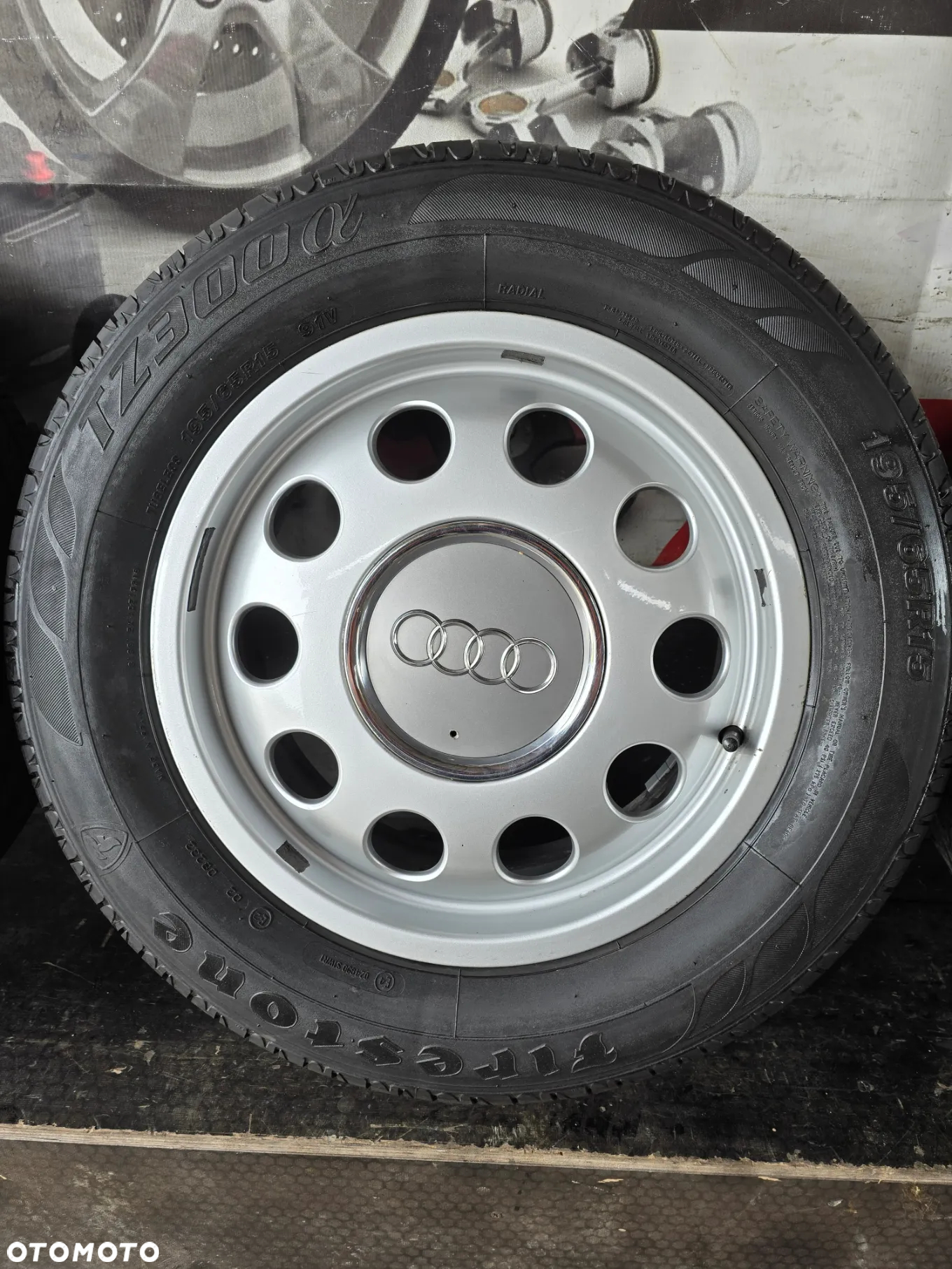 ALUFELGI+OPONY LETNIE 195/65 R15 ET38 5X100 AUDI A3 8L0 - 12