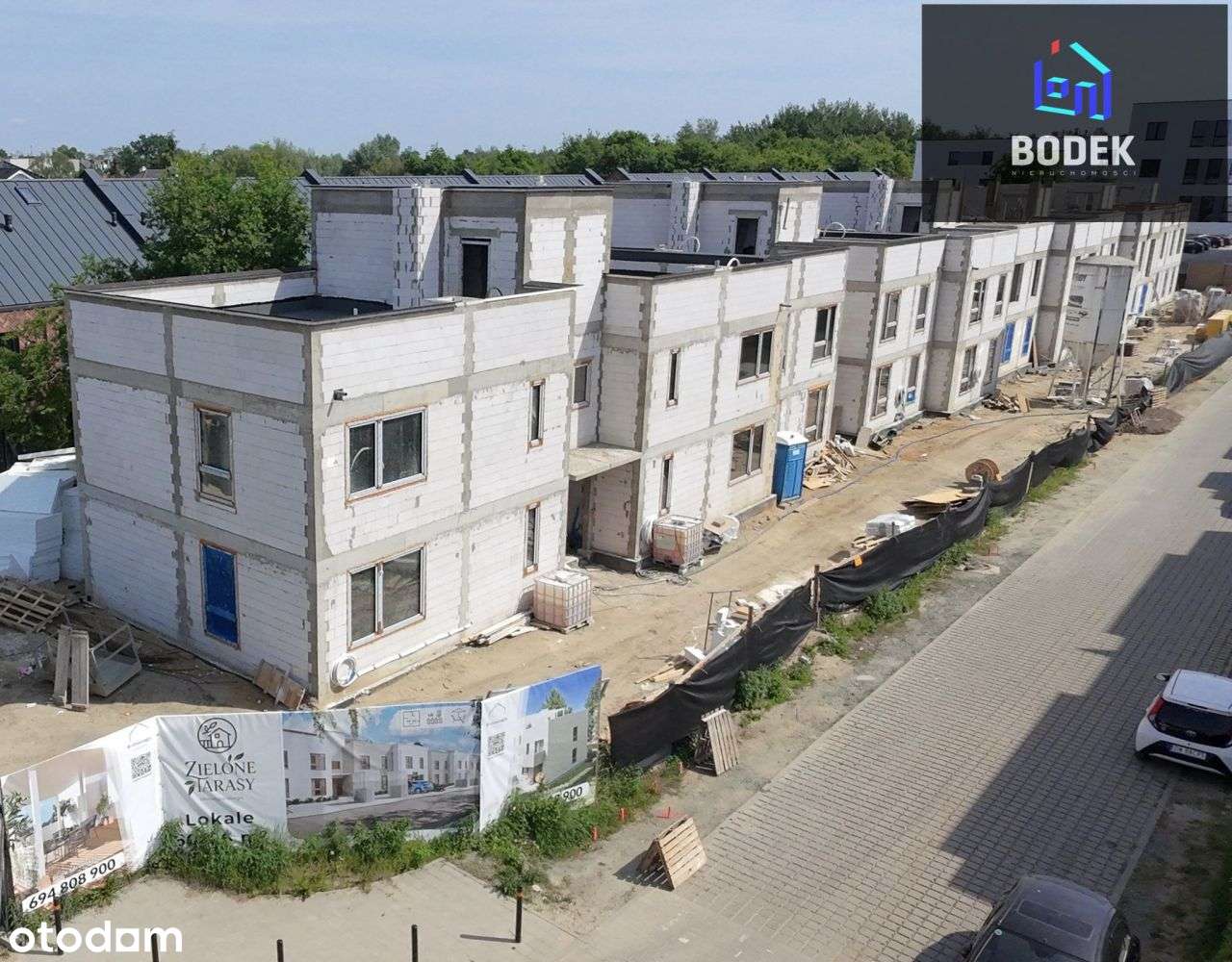 Mieszkanie, 3 pok. – 0%, skrajny ogród 177 m2, podłogówka, parking