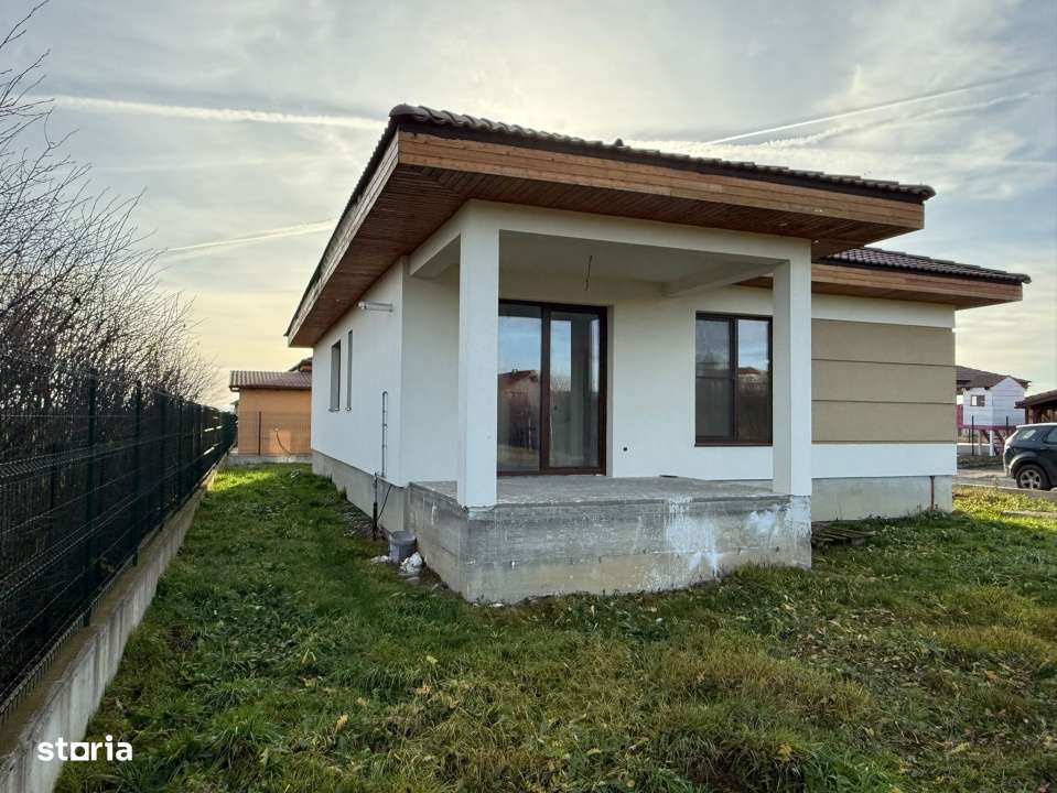 Casa finalizata stil mediteranean , 3 dormitoare, 100 mp utili – Sat - Imagine principală: 5/19