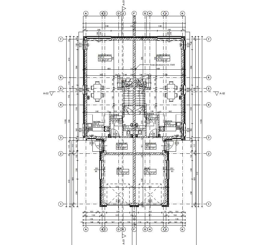 DĄBROWA, Skórzewo, dom bliźniak z garażem-18