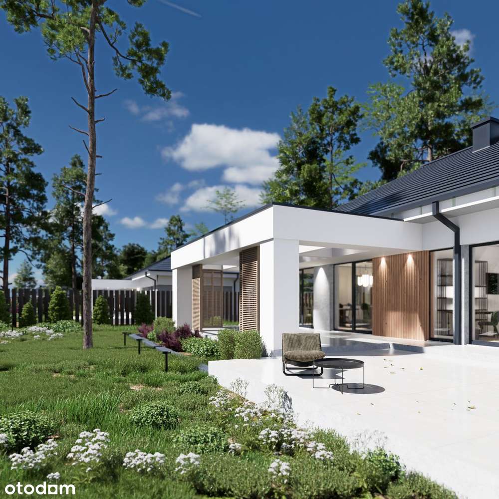 Kameralne osiedle domów parterowych przy lesie-13