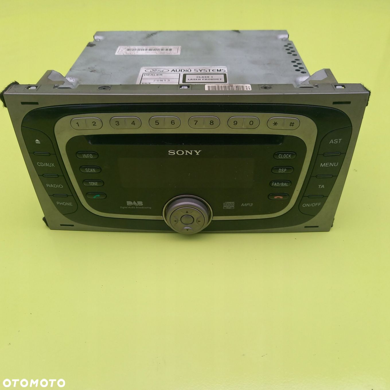 RADIO CD SONY 8V4T-18C939-LA FORD KUGA MK1 08R - 1