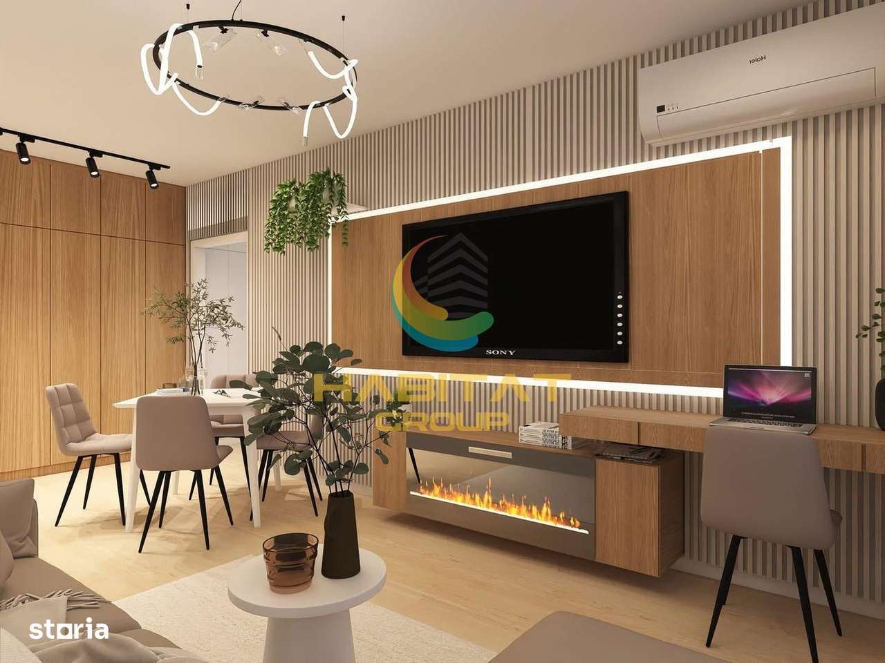 Apartament cu 3 camere langa statia de metrou, Strada Biruintei, imobi