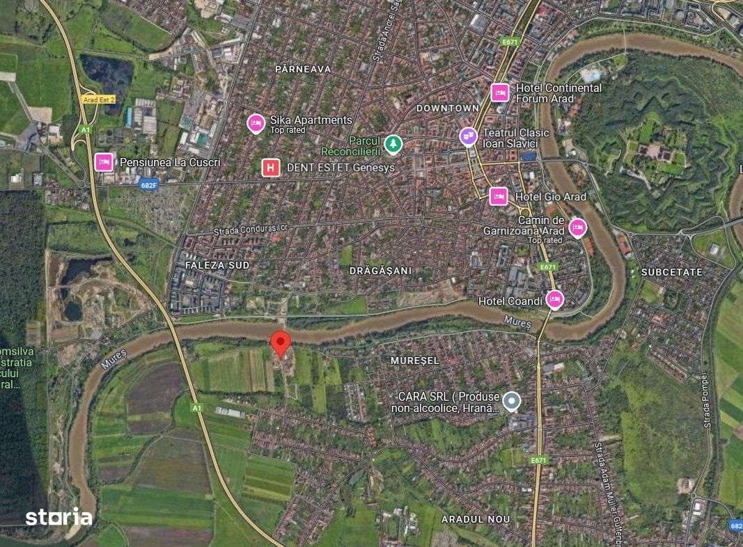 Terenuri 32.100 mp intravilane + Constructii 215 mp - ARAD - Imagine principală: 2/2