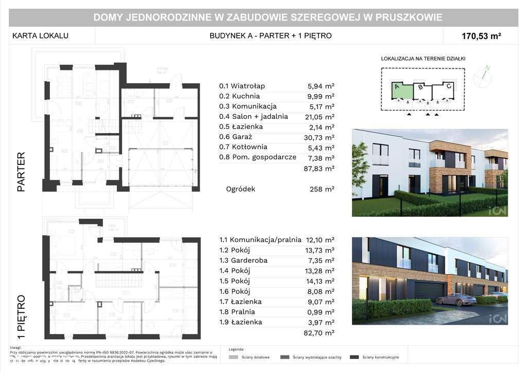 Skrajny segment w zabudowie szeregowej - Pełny obrazek: 4/13
