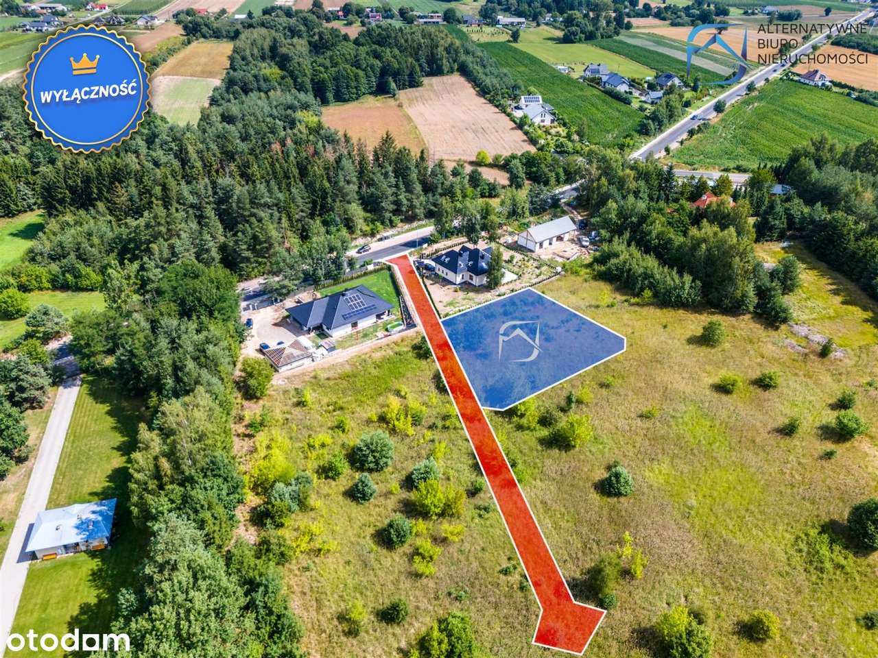 Działka budowlana w Kijanach gm. Spiczyn - Pełny obrazek: 5/7