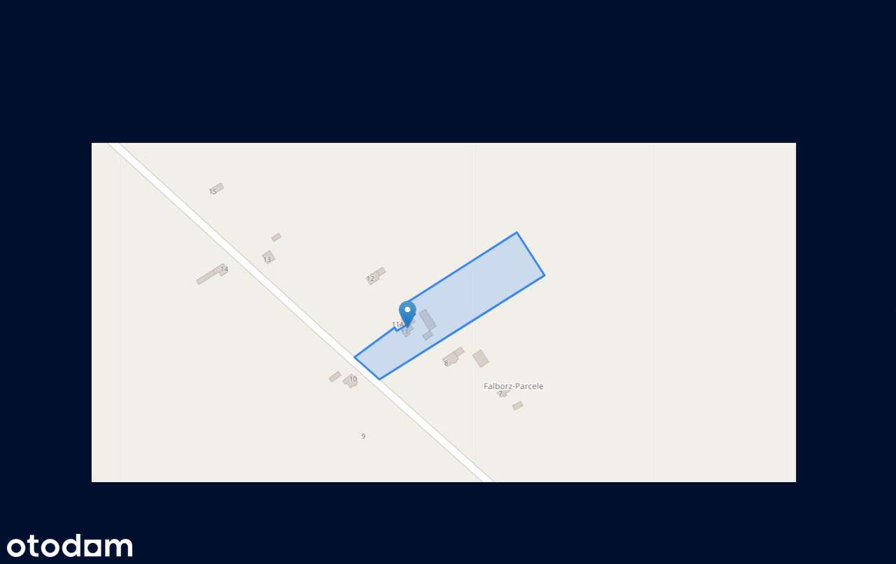 Działka, dom, budynek gospodarczy, garaż. Falborz Kolonia - Pełny obrazek: 4/5