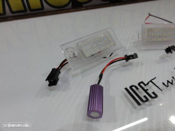 Suporte De Lampada De Matricula Com Led Branco Audi A6 C5 / 4B Sedan 1997-2004 - 3