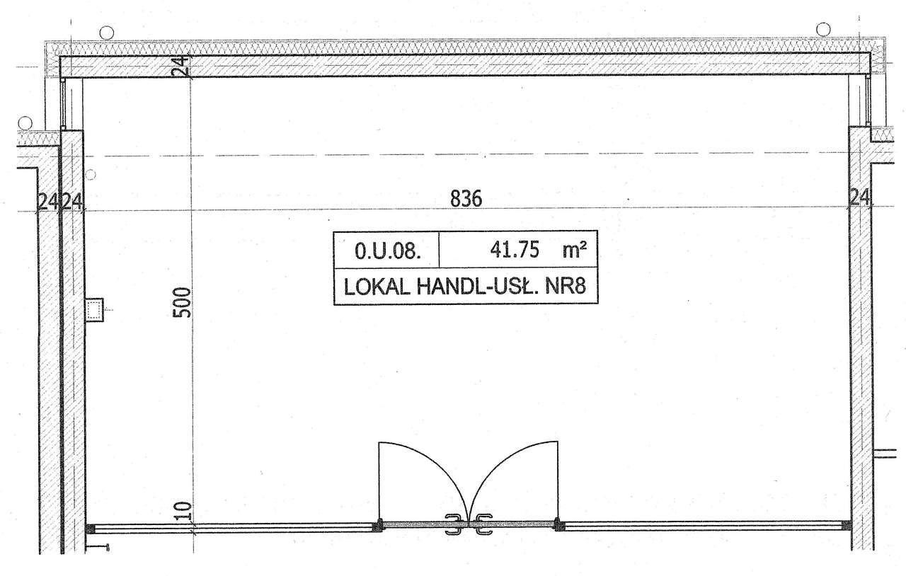 Lokal 42 m2 na parterze w Galerii handlu i usług, naprzeciw wejścia - Pełny obrazek: 5/18