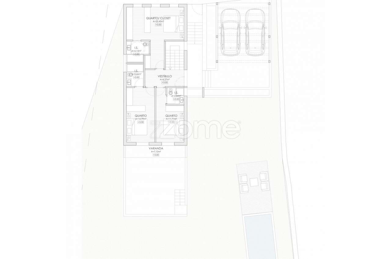 Moradia T3 com projeto aprovado, a1500m do Rio Douro - Valbom Gondomar-30