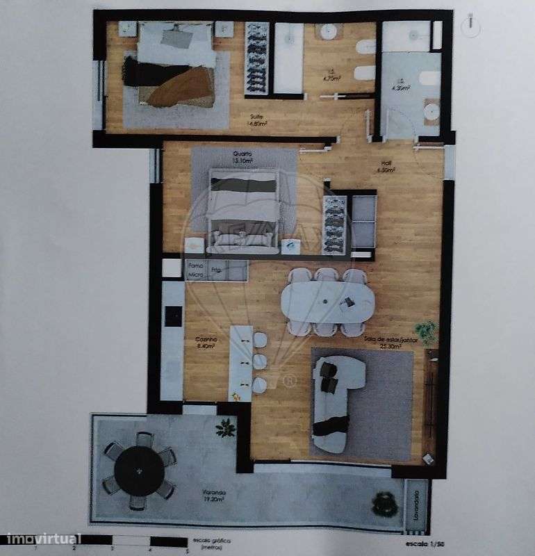Apartamento T2 para venda - Grande imagem: 4/4